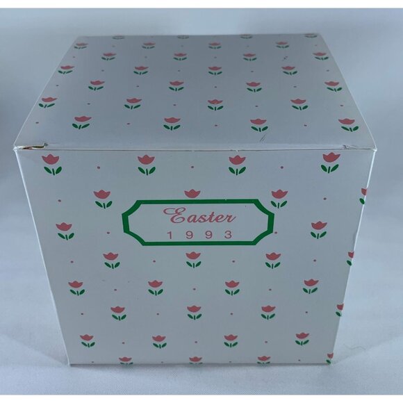 Vintage Dept 56 Easter 1993 Textured Cream Duckling Figurine 282-6 Porcelain 3" - Picture 11 of 12